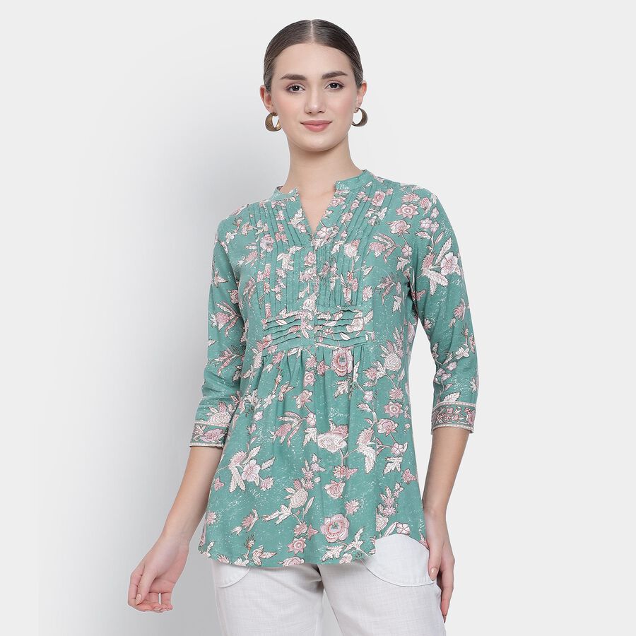 Ladies' Kurta , हल्का हरा, large image number null