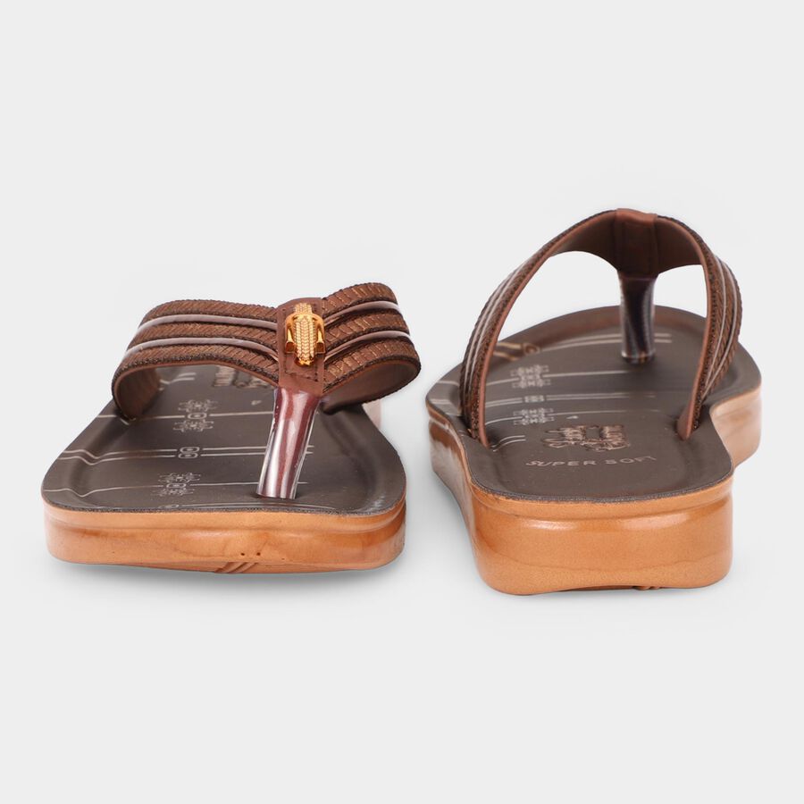 Ladies' Sandal, भूरा, large