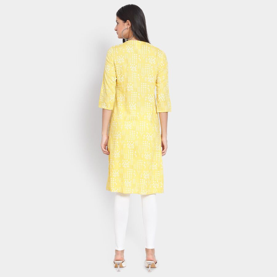 Ladies' Kurta, Yellow, large image number null