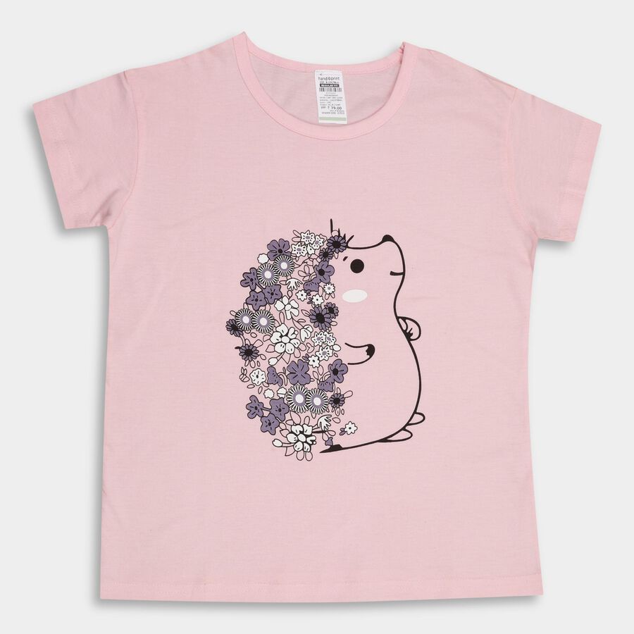 Girls' T-Shirt , Light Pink, large image number null