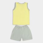 Infant Boys' 100% Cotton Baba Suit, Yellow, small image number null