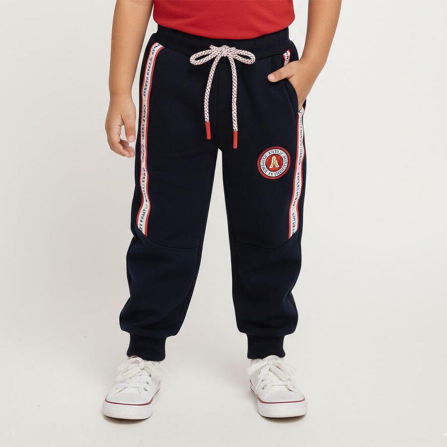 Boys' Pyjama, Navy Blue, large image number null