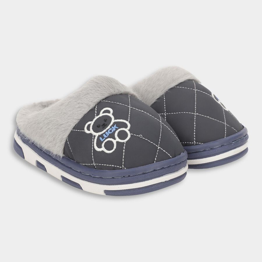 Kids' Winter Slipper, Navy Blue, large image number null