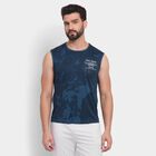 Men's T-Shirt, टील ब्लू, small