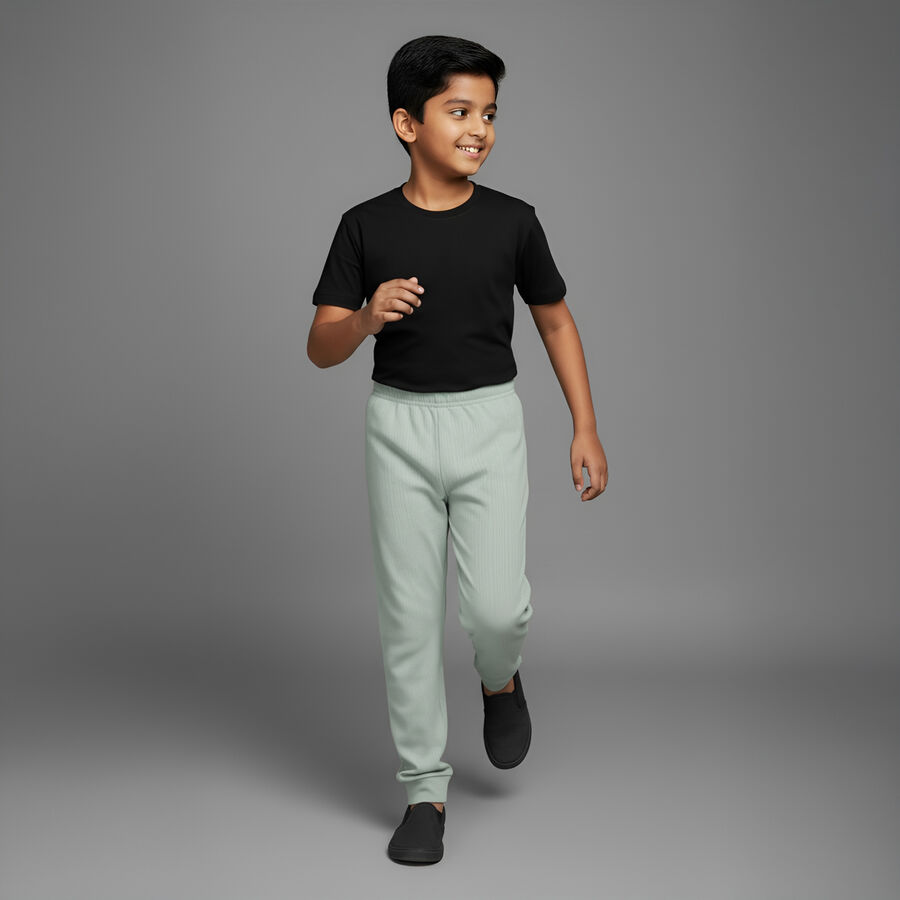 Girls Light Sage Green Thermal Lower, हल्का हरा, large image number null