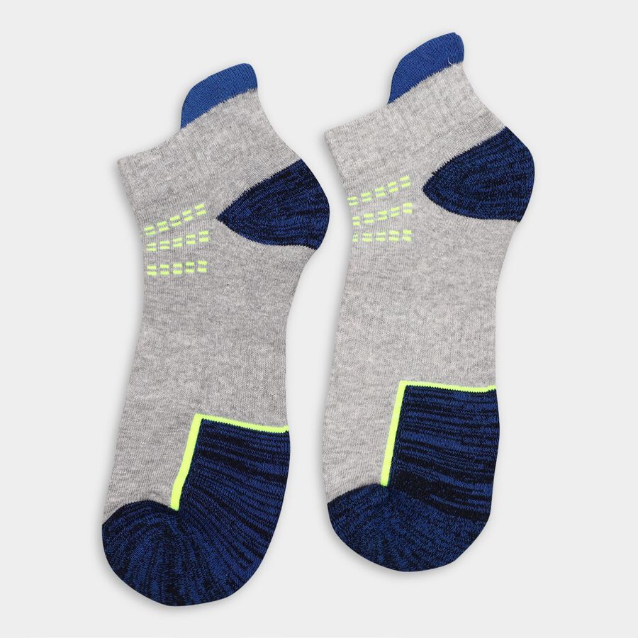 Men's Socks (Pack of 3), नेवी ब्लू, large