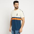Men's 100% Cotton Round Neck Half Sleeves T-Shirt, Light Blue, small image number null