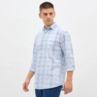 Men's Light Powder Blue Classic Casual Shirt, हल्का नीला, small image number null