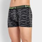 Men's 100% Cotton Trunks, Black, small image number null