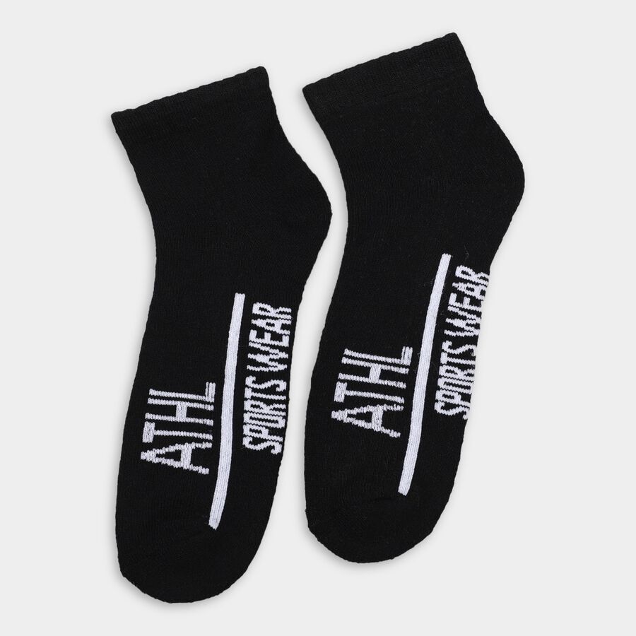 Men's Socks (Pack of 3), चारकोल, large image number null
