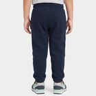 Boys' Navy Blue Jogger Graphic Printed Pyjama, Navy Blue, small