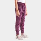 Girls Purple Jogger Cuffed Hem Pyjama, Purple, small