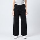 Women's Black Regular Fit Classic Jeans, Black, small