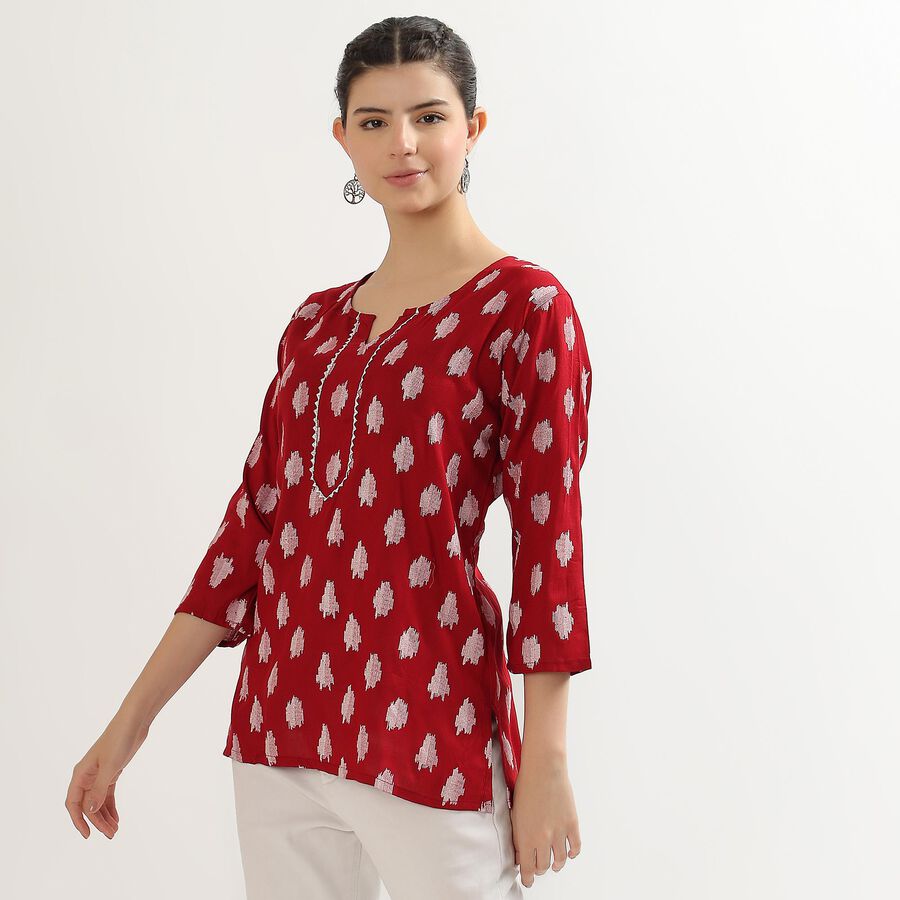 Ladies' Kurti , Maroon, large image number null