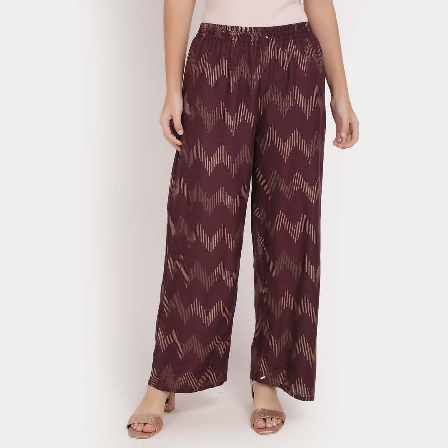 Printed Palazzo, Purple, large image number null