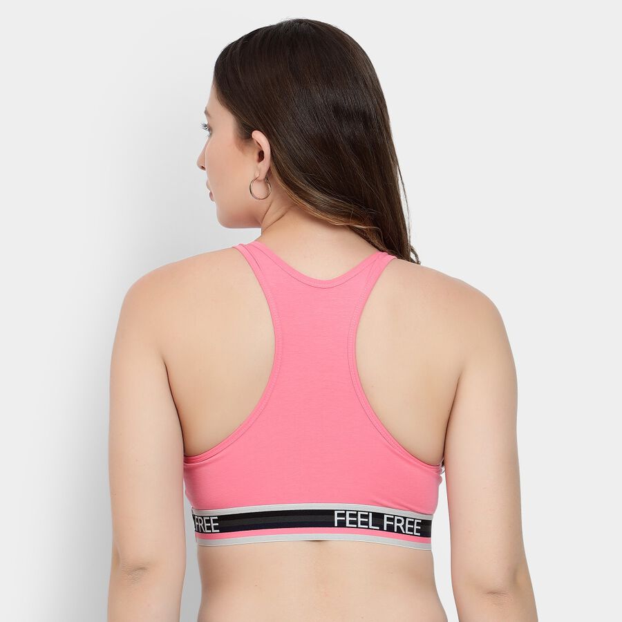 Ladies' Padded Bra, Pink, large