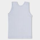 Infants' 100% Cotton Vest, Light Blue, small