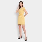 Stripes A Line Dress, Yellow, small image number null