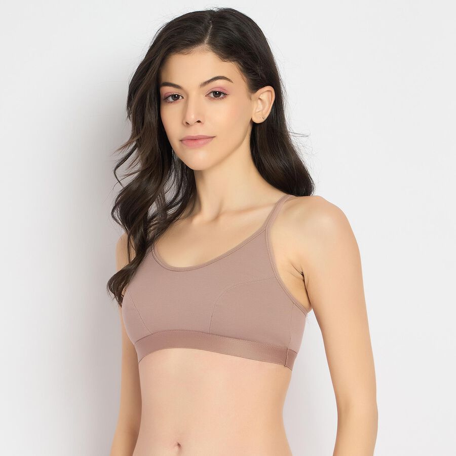 Ladies' Bra , भूरा, large image number null