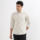 Men's 100% Cotton Casual Shirt, Light Green, small image number null