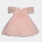 Girls' Frock , पीच, small image number null