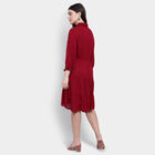 Solid Dress, Wine, small image number null