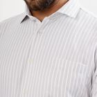 Men's Light Grey Classic Formal Shirt, Light Grey, small image number null