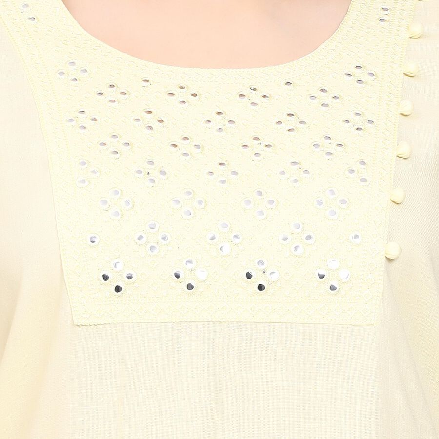 Ladies' Kurta, पीला, large image number null