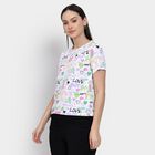 Ladies' Round Neck T-Shirt , White, small image number null