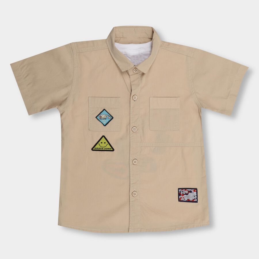 Infants' 100% Cotton Shirt , गहरा पीला, large image number null