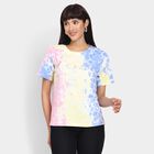 Ladies' 100% Cotton Round Neck T-Shirt , Pink, small image number null
