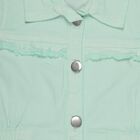 Girls' Frock, हल्का हरा, small image number null