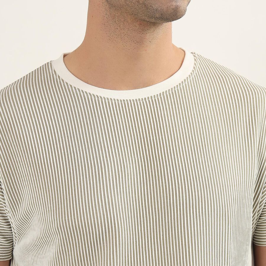 Men's Drifit T-Shirt, ओलिव, large