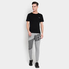 Solid Track Pants, Melange Mid Grey, small image number null
