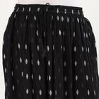 Women's Black Printed Straight Fit Lehenga Skirt , Black, small image number null
