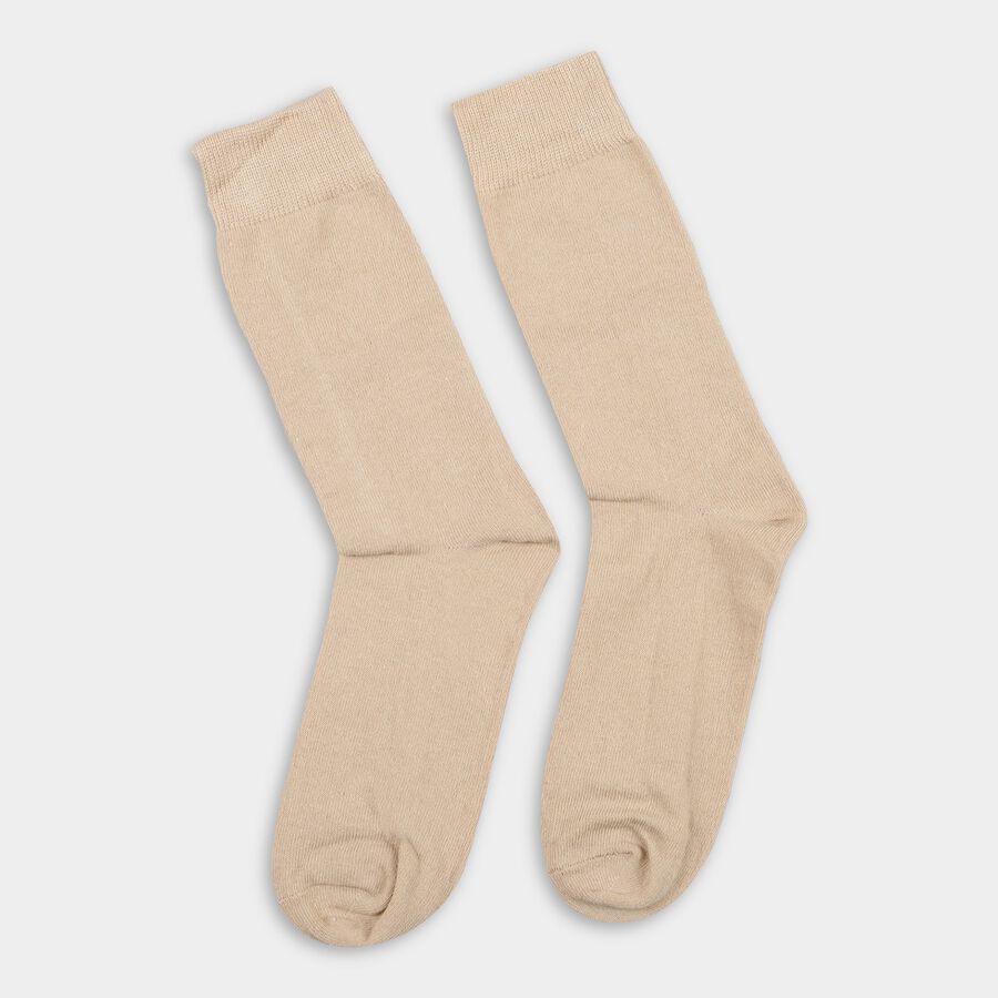 Men's Socks (Pack of 2), भूरा, large image number null