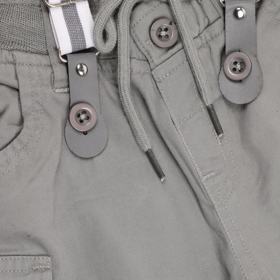 Infants' 100% Cotton Cotton Trousers, हल्का ग्रे, large image number null
