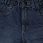 Girls' Light Blue Straight Fit Side Bow Detail Jeans, Light Blue, small