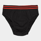 Boys Cotton Solid Brief, Black, small image number null