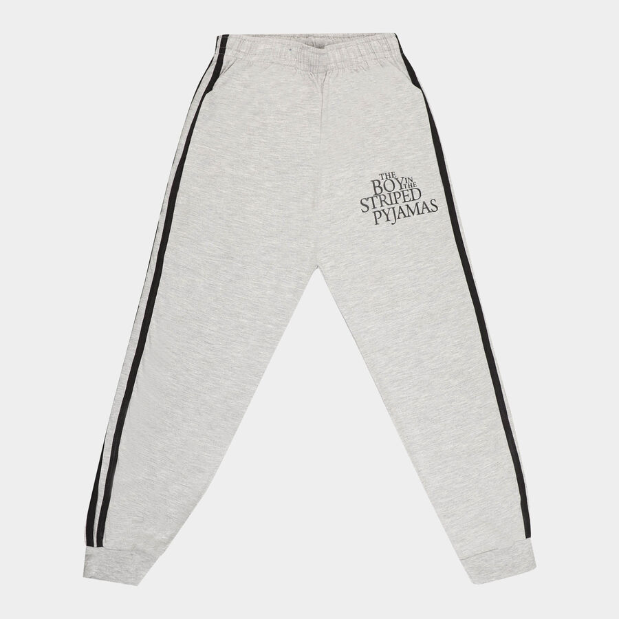 Boys Stripes Pyjama, Light Grey, large image number null