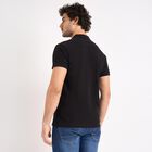 Men's Collared Half Sleeves T-Shirt , काला, small image number null