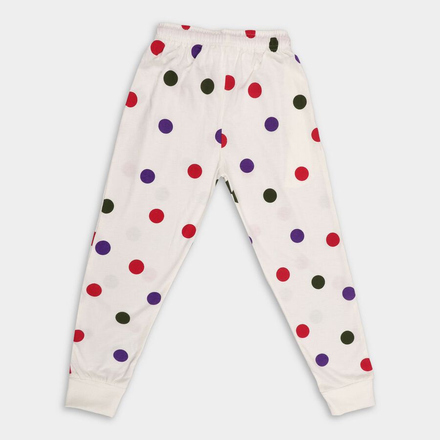 Girls' Pyjamas, Off White, large image number null