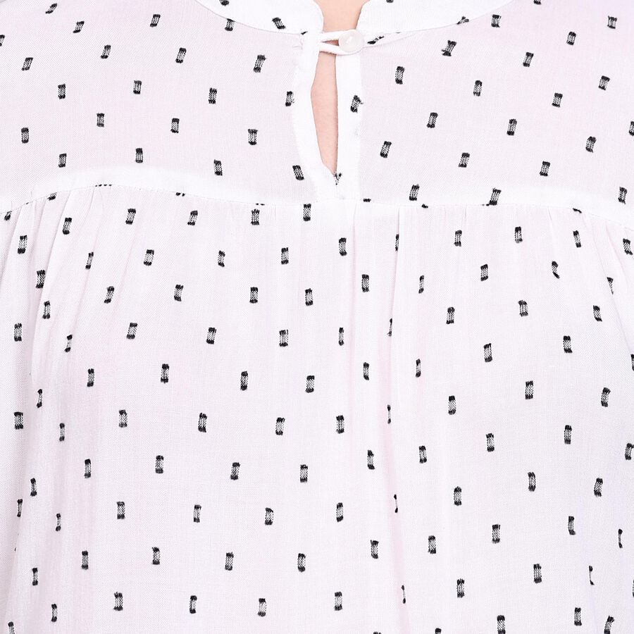 Ladies' Shirt, ऑफ व्हाइट, large