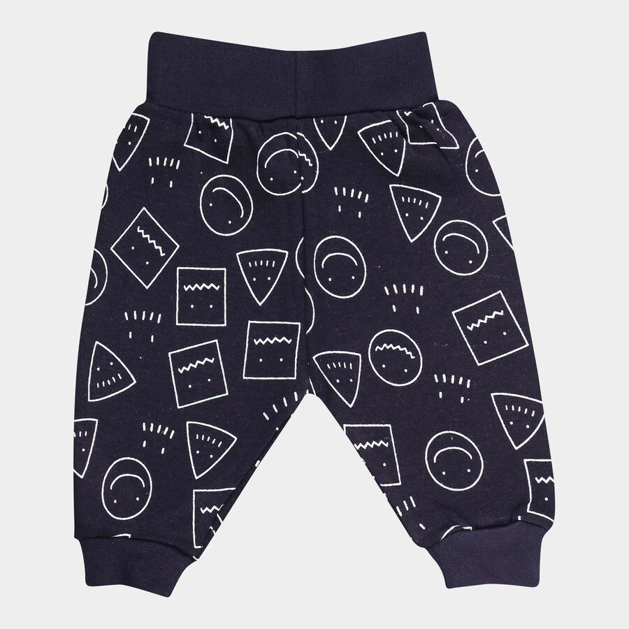 Infants Printed Pyjama, Navy Blue, large image number null