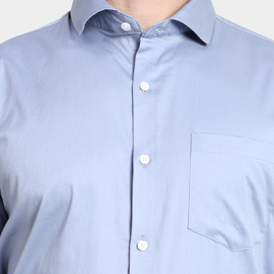 Men's Formal Shirt , Mid Blue, large image number null