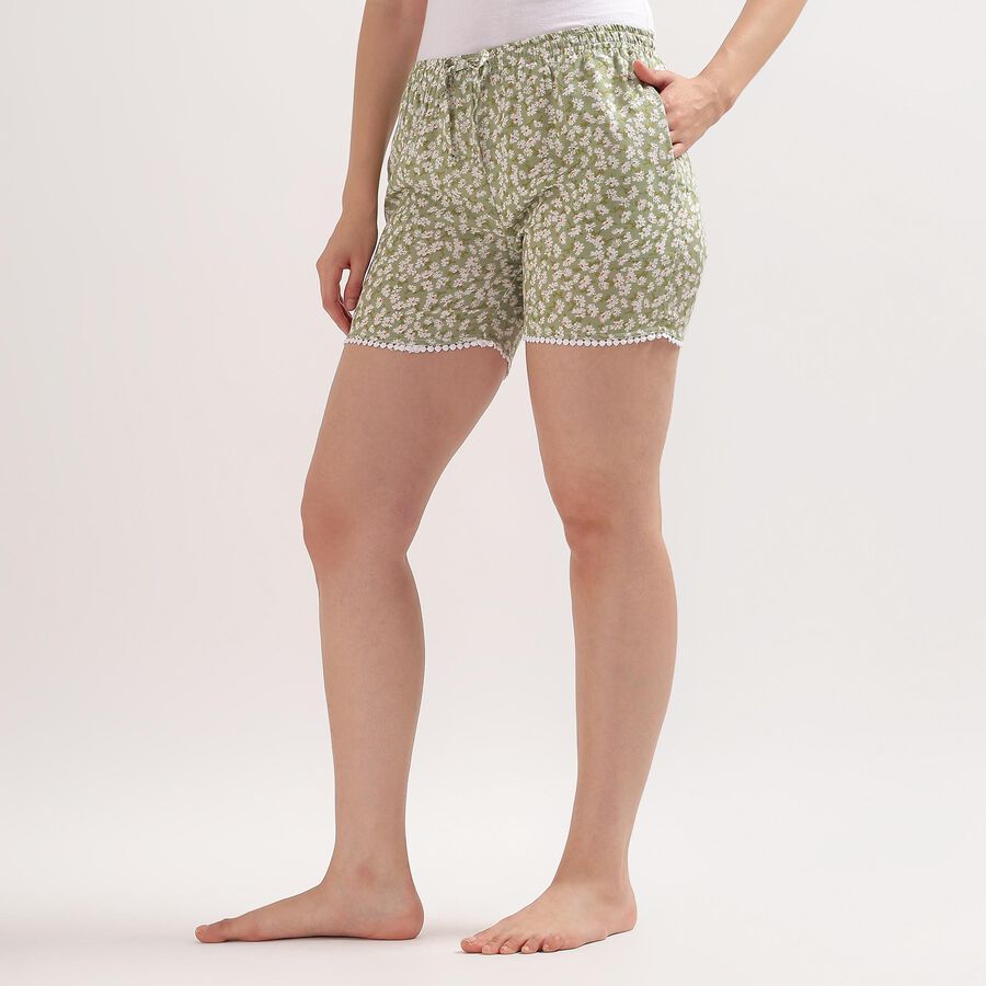 Ladies' Shorts, हल्का हरा, large image number null