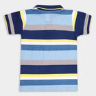 Boys' Cotton Half Sleeves T-Shirt, Navy Blue, small image number null