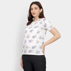 Ladies' Round Neck T-Shirt, गुलाबी, small image number null