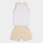 Infant Boys' 100% Cotton Baba Suit, गहरा पीला, small