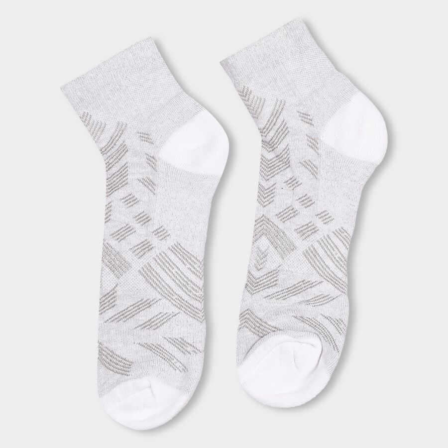 Men's Socks (Pack of 3), Black, large image number null